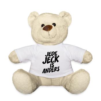 Kölsch Jede Jeck Is Anders Kölner Grundgesetz Köln - Teddy - Weiß - Vorne