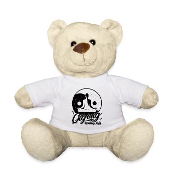 Qigong Healing Arts Yin Yang Chikung Qigong Lover - Teddy Bear - white - Front