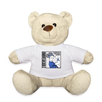Chemise EOE, guerrier de l’œsophagite éosinophile - Nounours - blanc - Devant