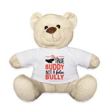 Sei ein wahrer Kumpel | Tag der Einheit - Teddy - Weiß - Vorne