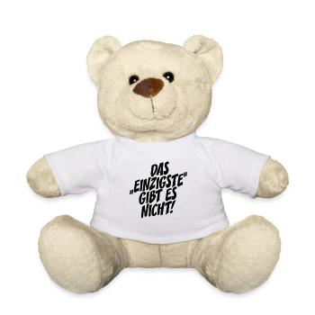 Das Einzigste Gibt Es Nicht Grammatik Germanistik - Teddy - Weiß - Vorne