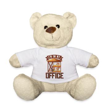 Lustige Bauern Huhn Geschenk Frauen - Teddy - Weiß - Vorne