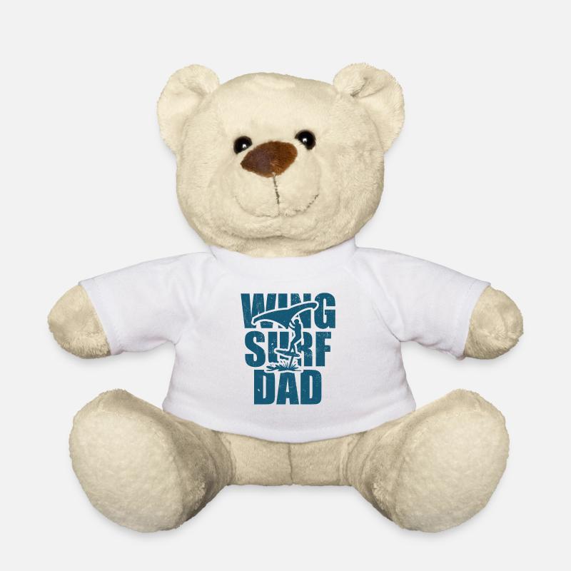Wing Surf Dad avec planche à foil - Nounours - blanc