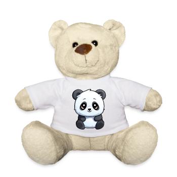 Panda mignon - Nounours - blanc - Devant