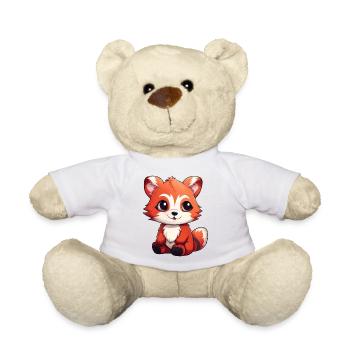 Roter Panda kleiner Panda - Teddy - Weiß - Vorne