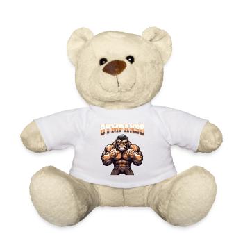 Pizza Lover Young Girl Anime Manga Pizza - Nounours - blanc - Devant