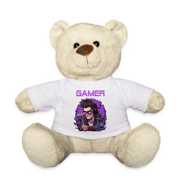 Gamer - Teddy - Weiß - Vorne
