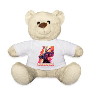 Pumpernickel Bodybuilding Weight Training Fitness Memes - Teddy Bear - white - Front