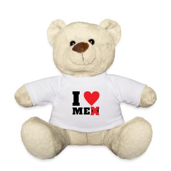J'aime les hommes, je m'aime - Nounours - blanc - Devant