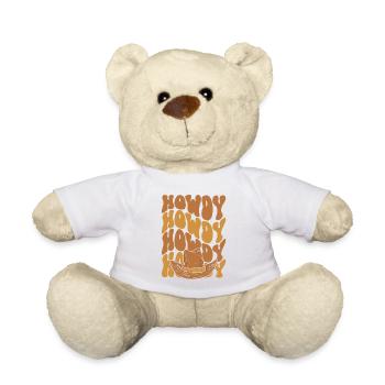 Howdy Cowboy En Blanc - Nounours - blanc - Devant