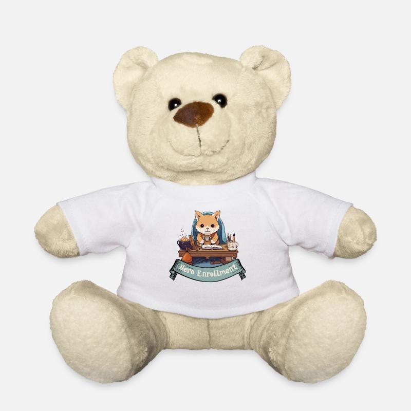 Helden bitte hier einschreiben – RPG Design - Teddy - Weiß