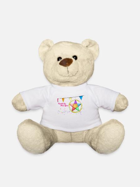 Kambodscha Khmer Neujahr Choul Chnam I Geschenk - Teddy - Weiß