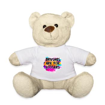 Peintre Toile Liquide Peinture Art Peinture - Nounours - blanc - Devant