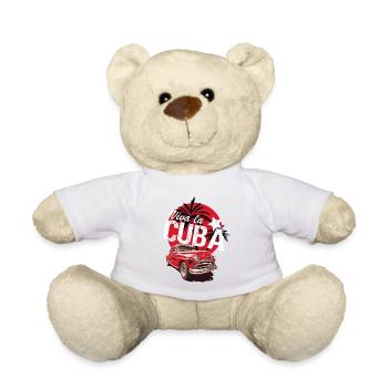 Viva la Cuba - Cuban car, Holyday T-Shirt - Teddy - Weiß - Vorne