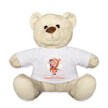Easily distracted by Anime and K-Pop - Teddy - Weiß - Vorne