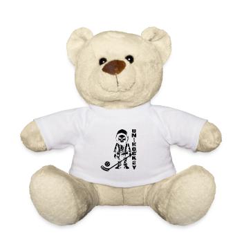 Floorball Floorball Ball Sports - Teddy Bear - white - Front