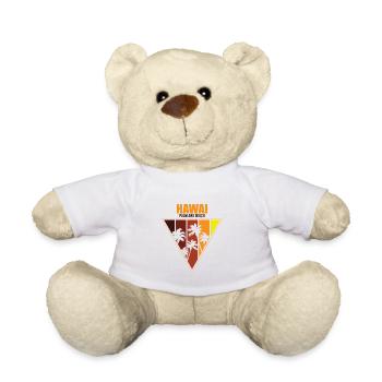 Surfing Surfboard Surfer Water Sports Hawaii - Teddy Bear - white - Front