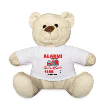 Ich Werde Großer Bruder Fuchs Brüder Geschenk - Teddy - Weiß - Vorne