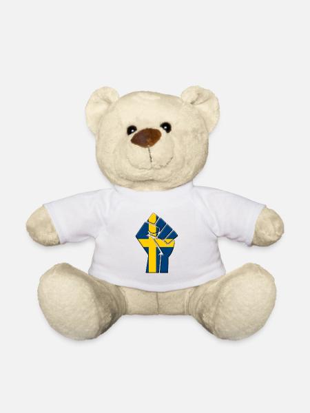 Schweden Flagge Land Stolz Einheimische Abstammung Familie - Teddy - Weiß
