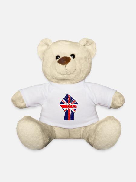 United Kindgom Flag British UK Country Pride - Nounours - blanc