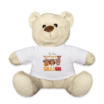 Tis' l’ours de saison Hallothanksmas - Nounours - blanc - Devant