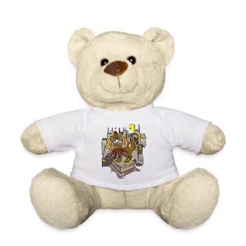 Halloween In der Stadt - Teddy - Weiß - Vorne
