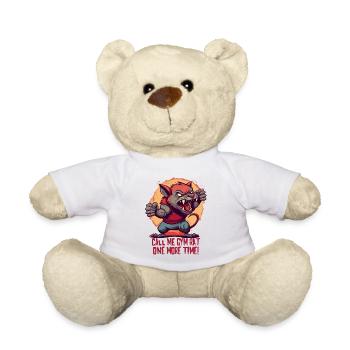 Appelez-moi encore un rat de gym - Nounours - blanc - Devant