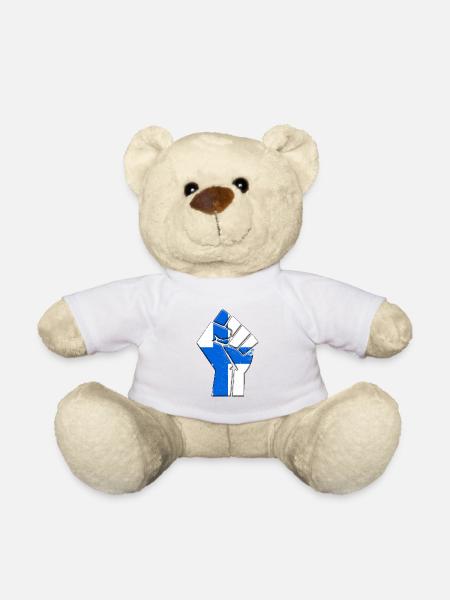 Finlande Drapeau Pays finlandais Fierté Famille autochtone - Nounours - blanc
