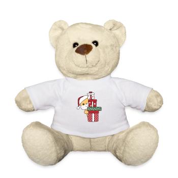 Hamsters Christmas Gift Winter Animals Hamsters - Teddy Bear - white - Front