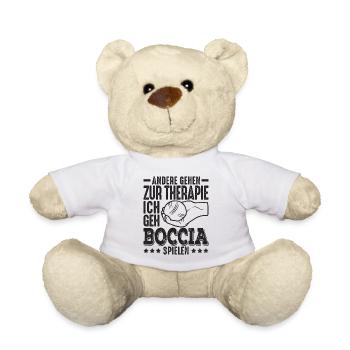 Mir reichts ich geh jetzt Boccia spielen Petanque - Teddy - Weiß - Vorne
