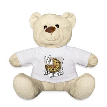 ein viertel vor hunger - Teddy - Weiß - Vorne