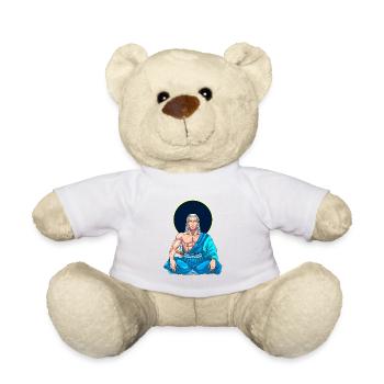Japanese god Tsukuyomi - Teddy Bear - white - Front