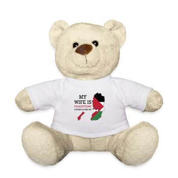 Rien ne me fait peur Ma femme est - Nounours - blanc - Devant