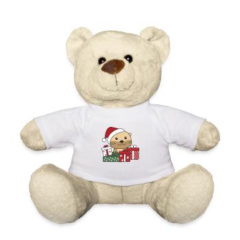 Loutre Cadeau de Noël Animaux d’hiver Loutre Loutre - Nounours - blanc - Devant
