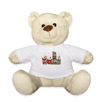 Scottish Fold Coffee Coffee Cups Santa Cat - Teddy Bear - white - Front