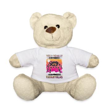 Tarantula Gift Spider Tarantula - Teddy Bear - white - Front