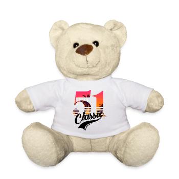 Vintage 1951-51e anniversaire - Nounours - blanc - Devant