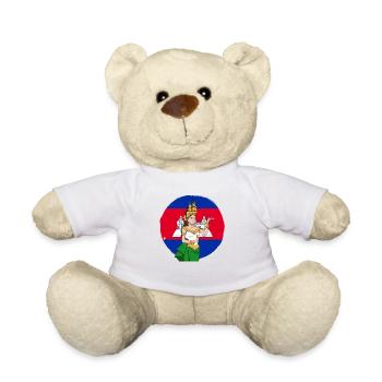 Cambodia Tradition Dance Khmer Apsara I Gift - Teddy Bear - white - Front