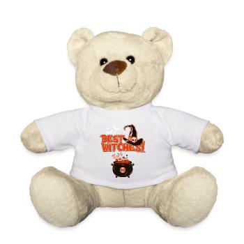 Meilleures sorcières Halloween - Nounours - blanc - Devant