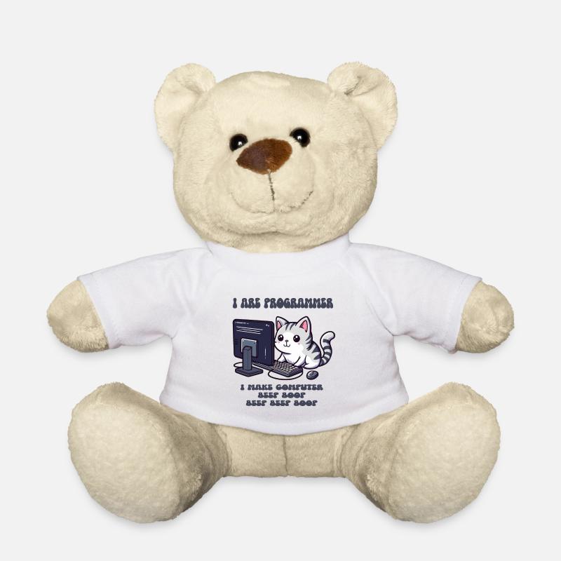 Ich bin Programmierer - Teddy - Weiß