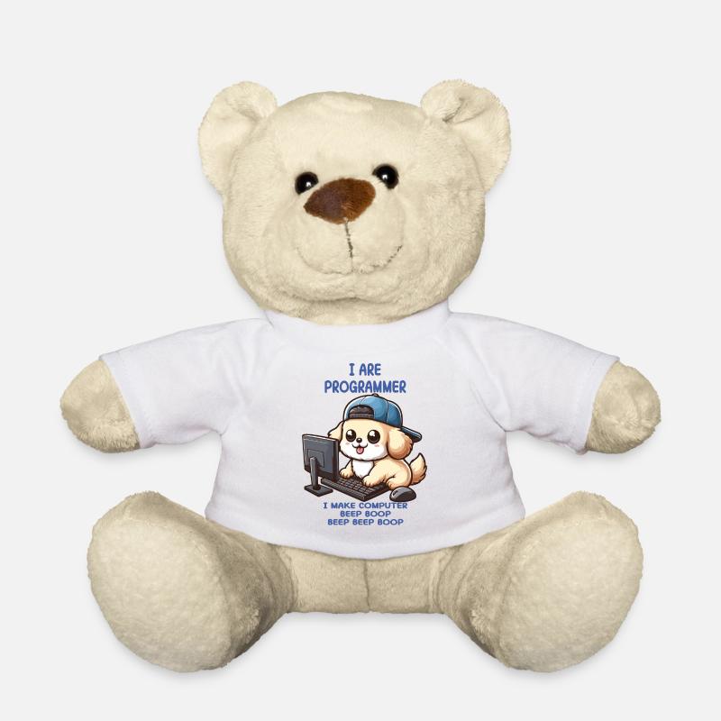 Ich bin Programmierer - Teddy - Weiß