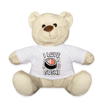 Sushi Dreams - Celebrate your love for sushi - Teddy Bear - white - Front