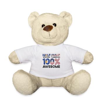 Kosovar American Patriot États-Unis - Nounours - blanc - Devant