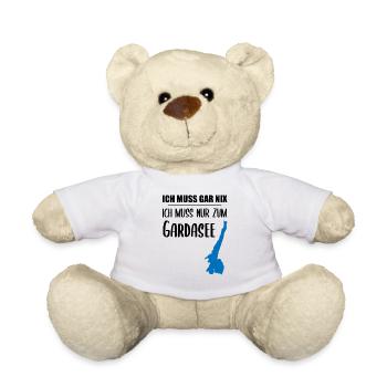 Gardasee-Pflicht – Der Rest ist Optional - Teddy - Weiß - Vorne