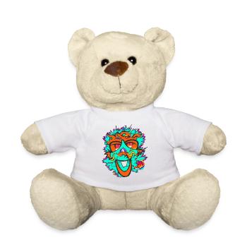 le roi singe - Nounours - blanc - Devant