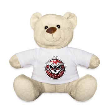 Christbaumkugel / Weihnachtsbaum /Weihnachten - Teddy - Weiß - Vorne