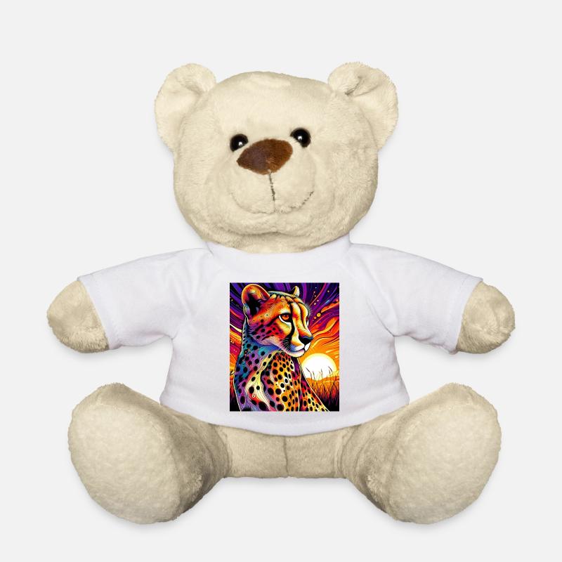 Cheetah - Teddy Bear - white