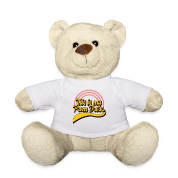 Chemise Promenade, c’est ma robe de bal arc-en-ciel - Nounours - blanc - Devant