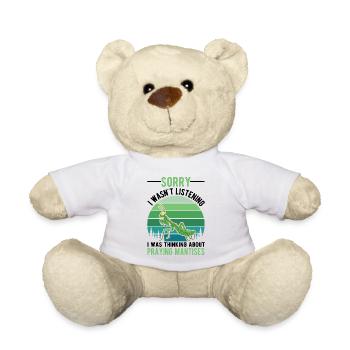 Mante religieuse cadeau Mante Mante Mante - Nounours - blanc - Devant