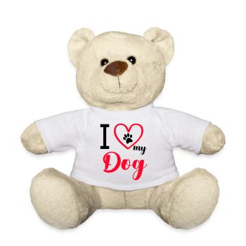 i love my dog - Teddy - Weiß - Vorne